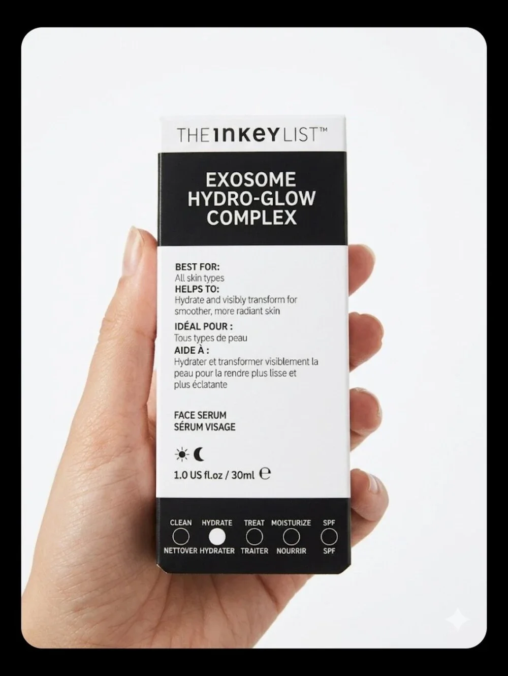 The INKEY List Exosome Hydro-Glow Complex Face Serum, NIB